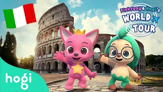Let's go to Italy with Hogi and Pinkfong! | 🌎 World Tour | Animation & Cartoon | Pinkfong & Hogi