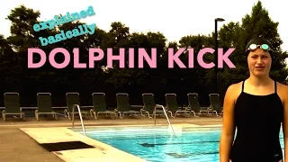 Dolphin Kick, Summer Swim Lesson (quick and easy swimming fundamentals)