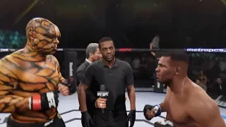 Thing vs. 🥊Mike Tyson (EA Sports UFC 2) - CPU vs. CPU - Crazy UFC 👊🤪