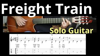 Freight Train | Fingerstyle | Guitar Tab