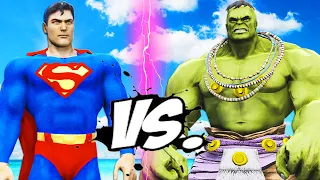 ULTIMATE HULK VS SUPERMAN - EPIC BATTLE