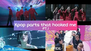 Parts in kpop songs that hooked me from the start pt. 1 (mostly choruses?)