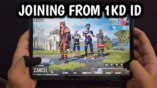 JOINING FROM 1 KD ID - M24 KING 🤴 VS EMULATOR PLAYERS | 4-FINGERS CLAW HANDCAM GAMEPLAY