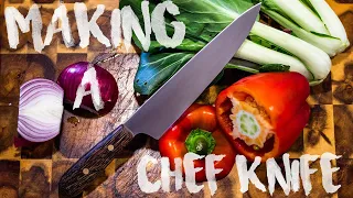 Making a chef’s knife // chef knife kit // creative man