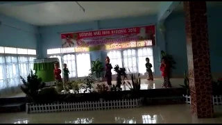 Tk Kemala bhayangkari 14 Empat Lawang juara lomba Hari Anak Nasional 2016