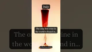 Italy Facts #16 Free Wine Fountain??? #shorts #italy #wine
