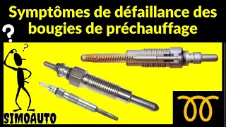 Les symptômes de défaillance des bougies de préchauffage d'un moteur diesel