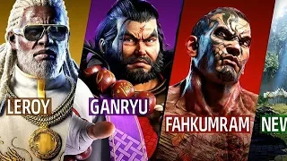 Tekken 7 кого показали в новом DLC ( Ganryu , Fahkumram)