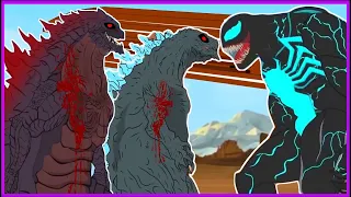 EVOLUTION of Demon Godzilla VS Godzilla Earth EVOLUTION VS RIOT VENOM    MEGAMIX Coffin Dance Cover