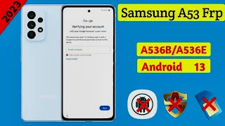 Samsung A53 Frp Bypass Android | SM-A536e,A536b,A536u Google Account Unlock Talk Back Not Working