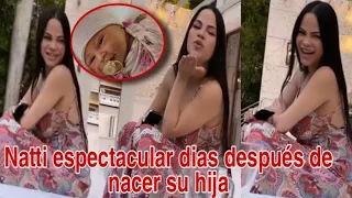 Natti Natasha luce espectacular luego de haber dado a la luz a su hija Vida Isabelle.👶💝