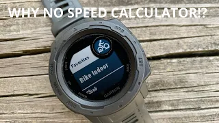 Garmin Instinct Indoor Cycling App Review. I think this one could be better. . .