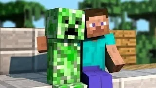 Eminem "The Monster" MINECRAFT PARODY - Friends With A Creeper