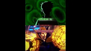 Alien X vs Strange Supreme #alienx #vsbattle #anime #edit #marvel #ben10 #debate