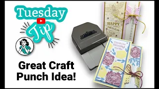 How Can You Make Clever Greeting Cards? Use A Simple Tag Punch!