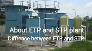 About ETP and STP in hindi, Difference between ETP and STP plant #https://youtu.be/H04Ox3vEmBI