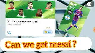 Can we get messi?🤔||POTW 14/11/2019 || #featured players || #pes2020 mobile