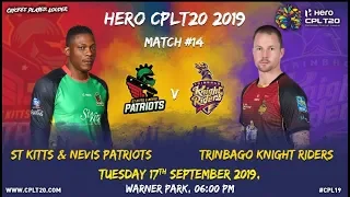 Match 14 Highlights | #SKPvTKR | #CPL19