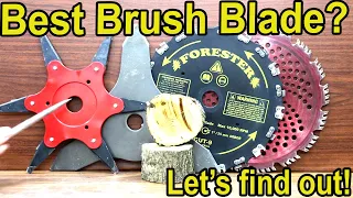 Best Brush Cutter Blade? Let's find out!  Stihl, Husqvarna, Echo, Oregon, Renegade & Forester