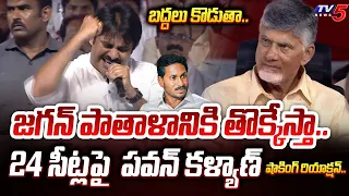 చూడండిరా ఫుల్ వీడియో.. | Pawan Kalyan STUNNING REACTION over Janasena 24 Seats in AP Election 2024