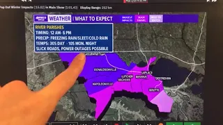 Louisiana parish-by-parish winter weather update