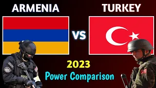 Armenia vs Turkey Military Power Comparison 2023 | Turkey vs Armenia Military Comparison 2023