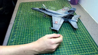 Revell f/a-18c hornet Swiss airforce 1:48 final reveal