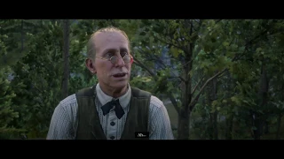 Red Dead Redemption 2 - Arthur Kicks Herr Straus from Camp