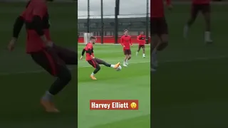 Crazy Harvey Elliott chip in training 😮 #lfc #shorts