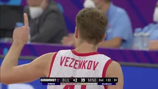 Aleksandar Sashkov Vezenkov 26 points Highlights vs  Montenegro3