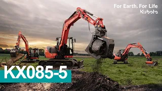 New KX085-5: The 8-tonne standard | #Kubota 2023