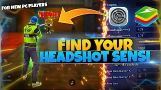 How To Find Your Perfect Headshot Sensitivity in Free fire Bluestacks PC 😱 | Bluestacks 5 Setting