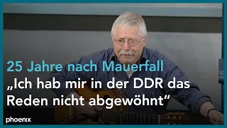 Bundestag: Musikalische Begleitung von Wolf Biermann zu "25 Jahre nach Mauerfall" am 07.11.2014