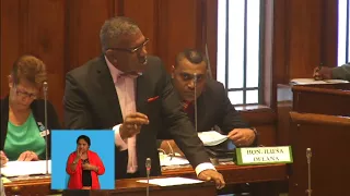 Fijian Minister for Trade response to H.E. President's 2017 Parliament opening address.