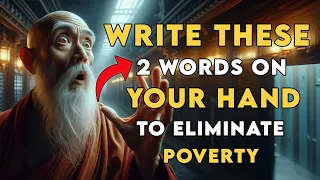 GOODBYE POVERTY WRITE THIS ON YOUR HAND AND YOU WILL NEVER LACK MONEY | BUDDHISM TEACHINGS