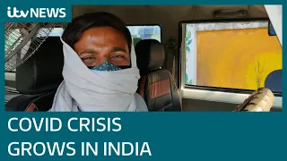 Covid: Grieving families in India fight doctors as beds line up inside crowded hospitals | ITV News