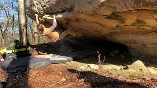 Tension V7/8 - Hell’s Kitchen - Dayton, TN Bouldering