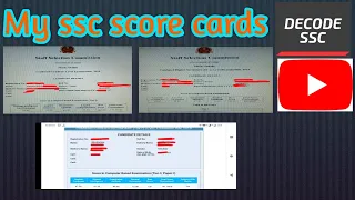 MY SSC score cards. ssc chsl2019 marks.chsl 2018 marks. cgl2019 score card. #sscnormalized marks.