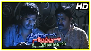 Indru Netru Naalai Movie Scenes | Karthik in coma | Vishnu travel to olden times | Karunakaran