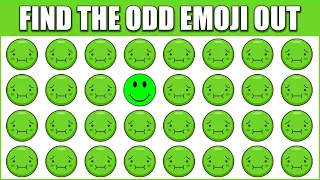 HOW GOOD ARE YOUR EYES #1 l Find The Odd Emoji Out l Emoji Puzzle Quiz