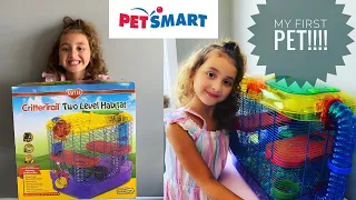 Layla goes to Petsmart and gets her first pet ever!!!!