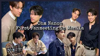 OhmNanon First Fanmeeting in Manila