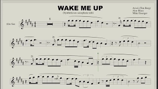 Avicii - Wake me up (Saxophone Alto sheet music)