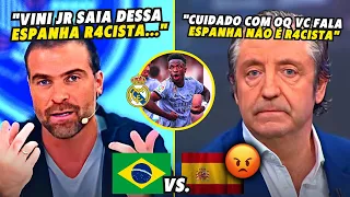 TRETA! IMPRENSA ESPANHA SE REVOLTOU COM OS BRASILEIROS DEFENDENDO O VINICIUS JUNIOR