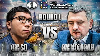 Mahirap maging POGI? | So vs Bologan World Rapid Team Ch 2023 Round 1