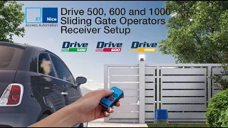Drive 500, 600 & 1000 Receiver set-up