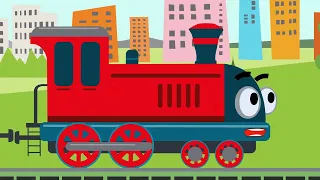 Choo choo train song - Meow Meow Kitty Songs - Cartoons for toddlers
