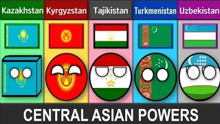 KAZAKHSTAN VS KYRGYZSTAN VS TAJIKISTAN VS TURKMENISTAN VS UZBEKISTAN
