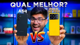 POCO X6 PRO ESTÁ MELHOR que Galaxy A54 256GB? Qual comprar? Comparativo completo!