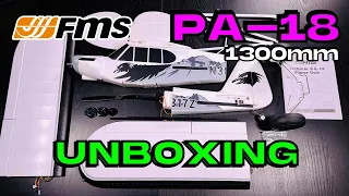 UNBOXING Super Cub • FMS PA-18 1300mm RC PLANE • (English/Français 4K 60fps)